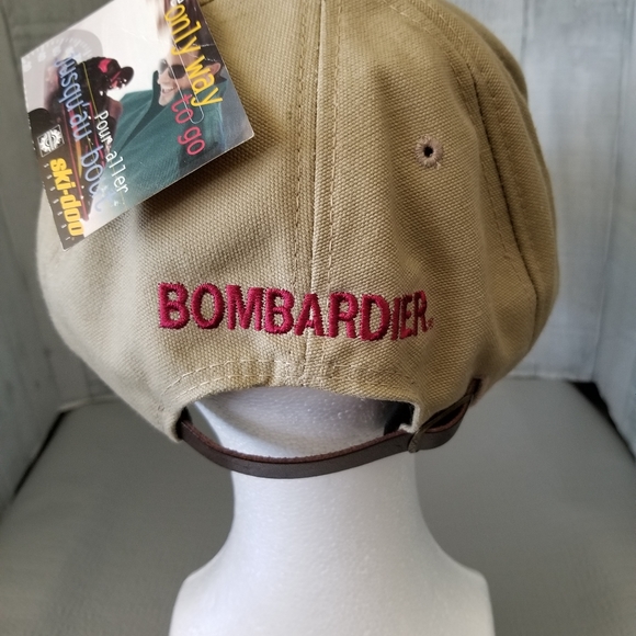 Bombadier Adjustable Snap Back Ski Doo Cap - Picture 2 of 5